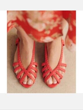 Sezane Natacha Low Braided Sandals